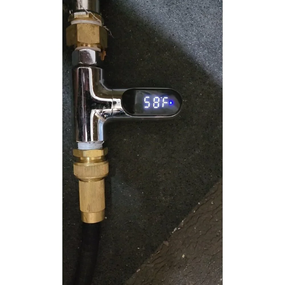 Garden Hose Thermometer Water Temperature Gauge Fish Tanks Aquariums FOR PYTHON
